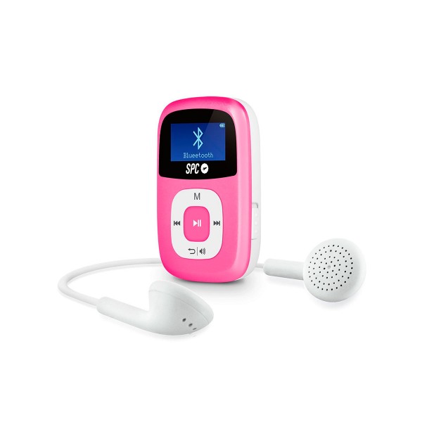 Spc firefly 8668p rosa reproductor mp3 con bluetooth 8gb