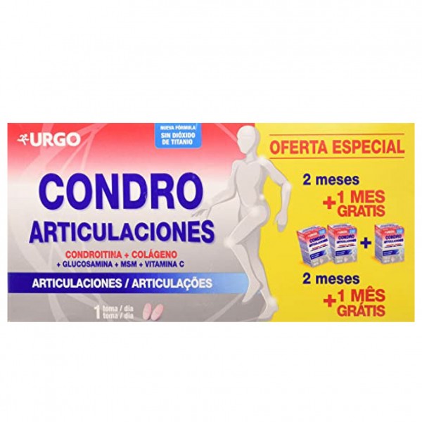 URGO CONDRO ARTICULACIONES 3X60 COMPS PROMO