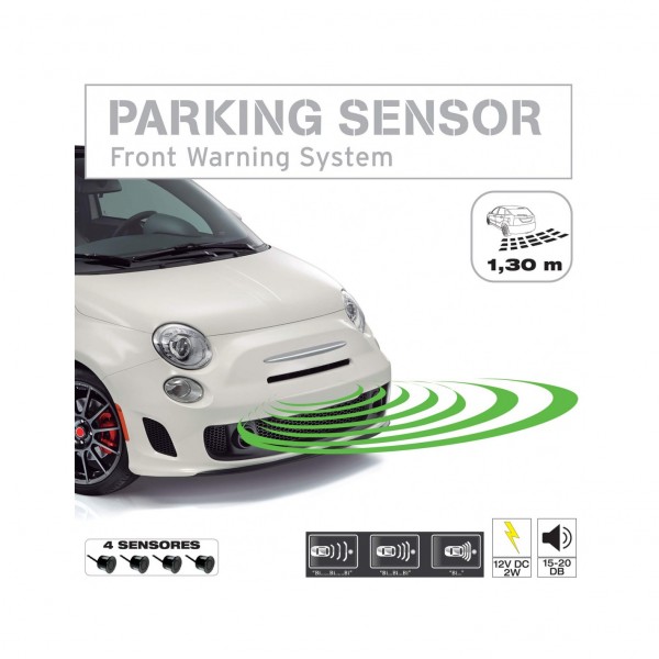 Sensor de aparcamiento delantero, anticolisión sonoro, fácil instalación y alta calidad