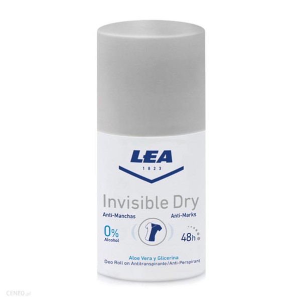 Lea invidible dry desodorante roll-on aloe vera y glicerina 50ml